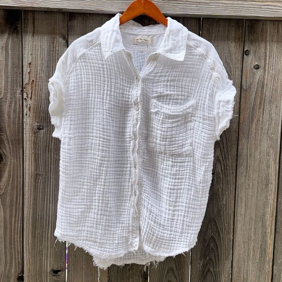 Free People We the Free Heat Waves Top Size Medium - Picture 2 of 9